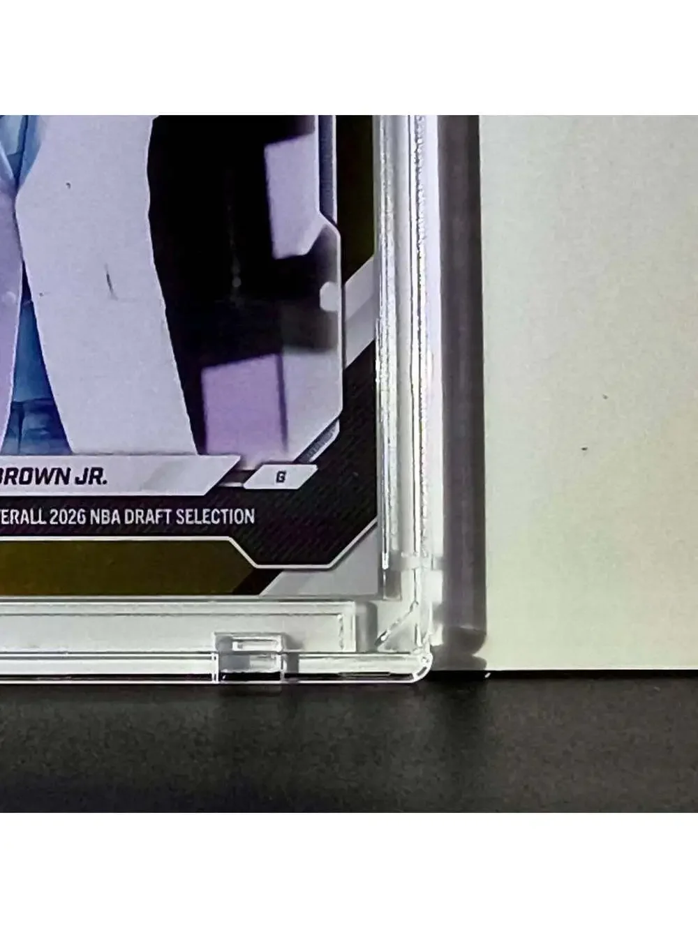 Mikel Brown Jr. Rookie 2026-27 Topps NBA Draft Night Gold Foil 15/50 Card Nets